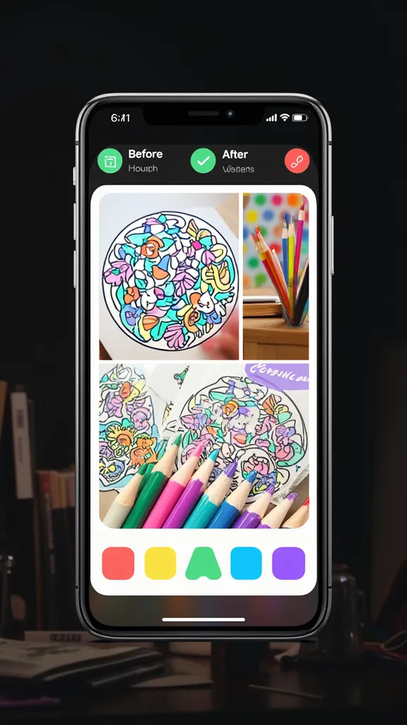 app that turns pictures into coloring pages